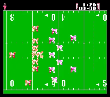 Tecmo Bowl (Japan) screen shot game playing